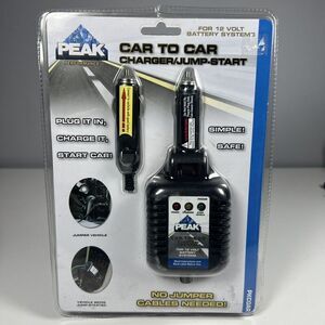 Peak Car-To-Car Starter/Charger/Jump Start - No Jumper Cables Needed - 12V Plug